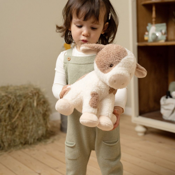 Peluche vache - little farm -25 cm Little dutch