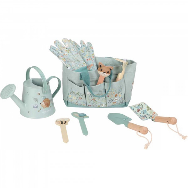 Coffret de jardinage pour enfant 10 pièces fsc - forest friends Little dutch