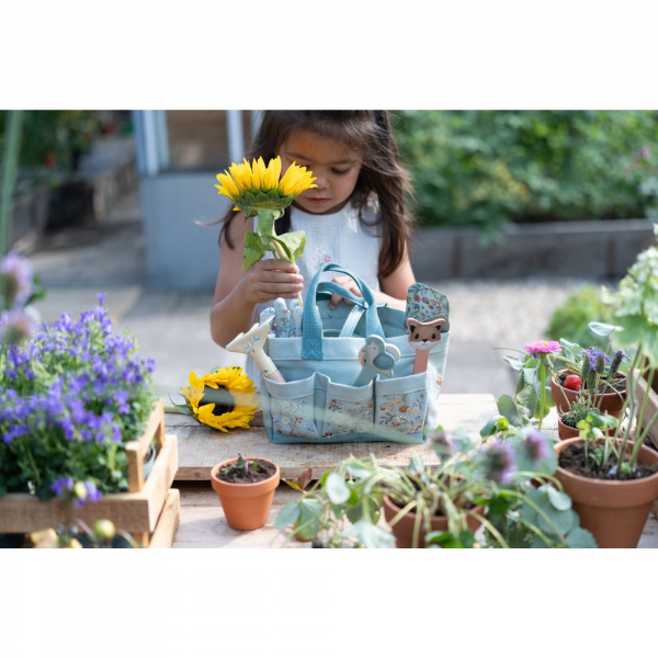 Coffret de jardinage pour enfant 10 pièces fsc - forest friends Little dutch