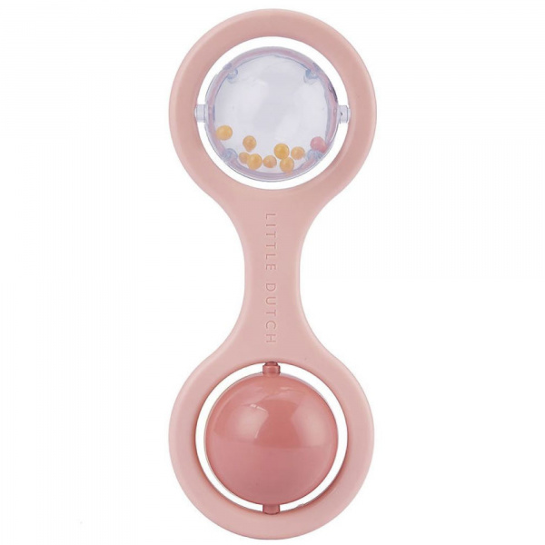 Hochet balle - rose Little dutch