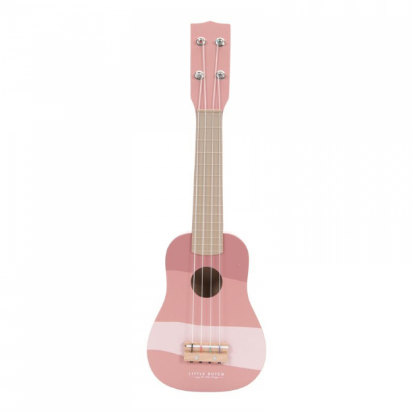 Guitare en bois rose Little dutch