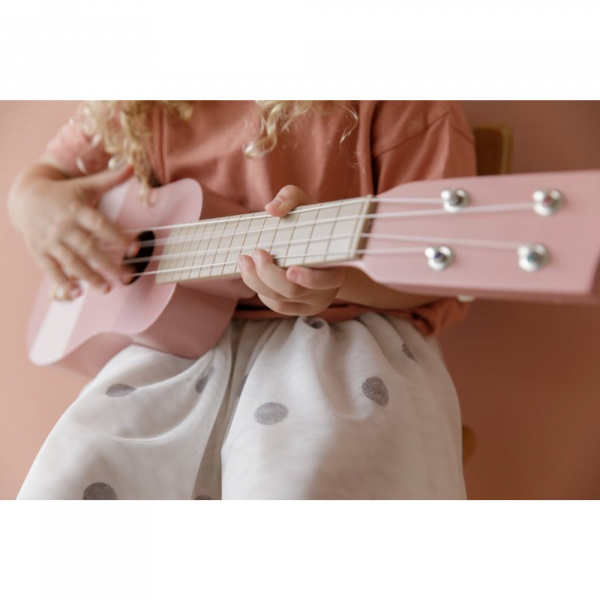 Guitare en bois rose Little dutch