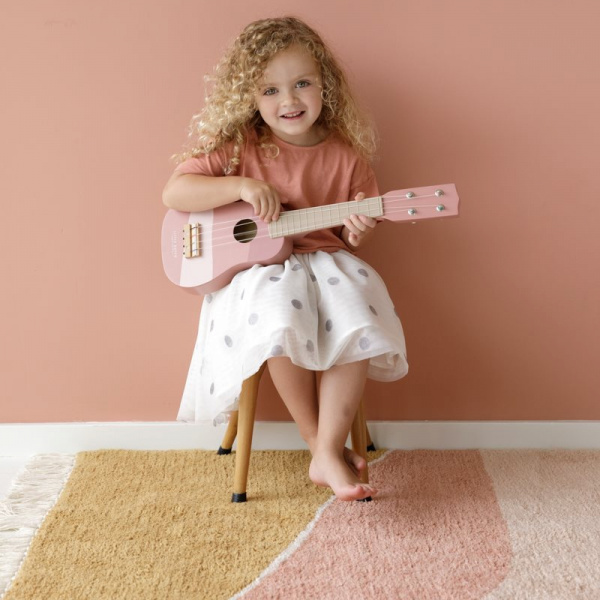 Guitare en bois rose Little dutch