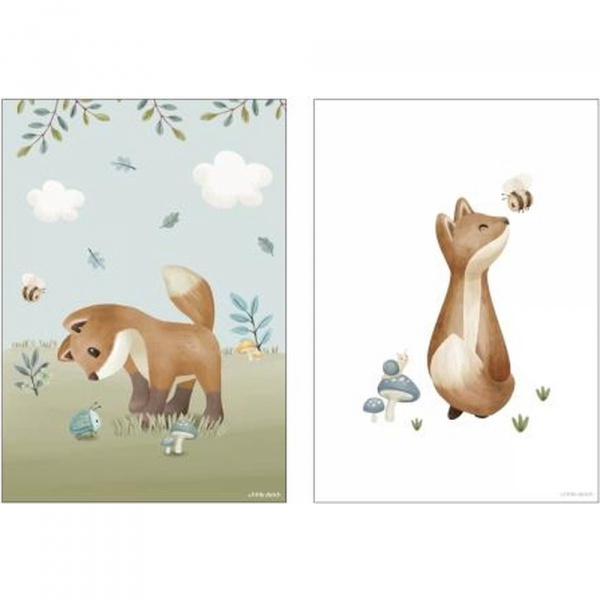 Poster a3 - forest friends Little dutch