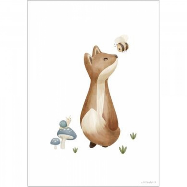 Poster a3 - forest friends Little dutch