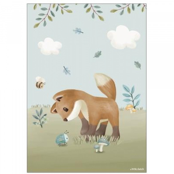 Poster a3 - forest friends Little dutch