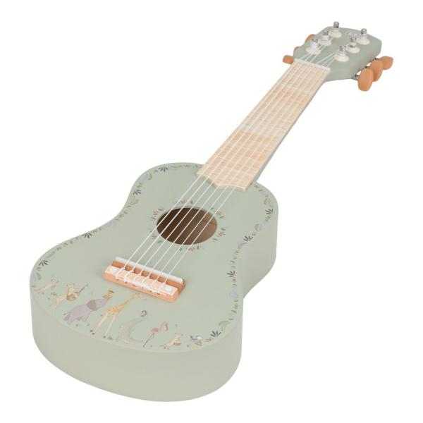 Guitare verte en bois - safari friends Little dutch