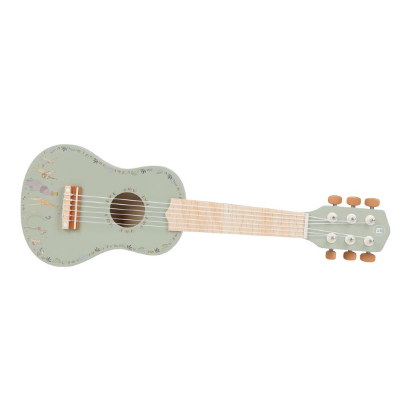 Guitare verte en bois - safari friends Little dutch