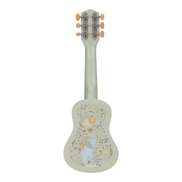 Guitare verte en bois - safari friends Little dutch