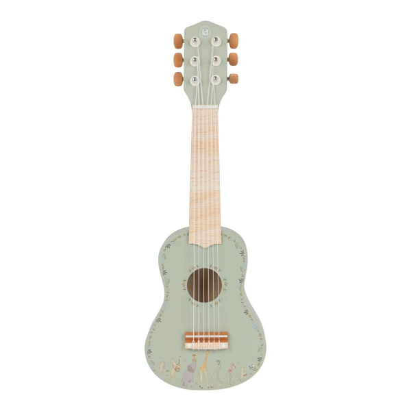 Guitare verte en bois - safari friends Little dutch