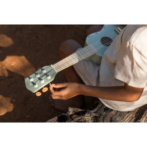 Guitare verte en bois - safari friends Little dutch