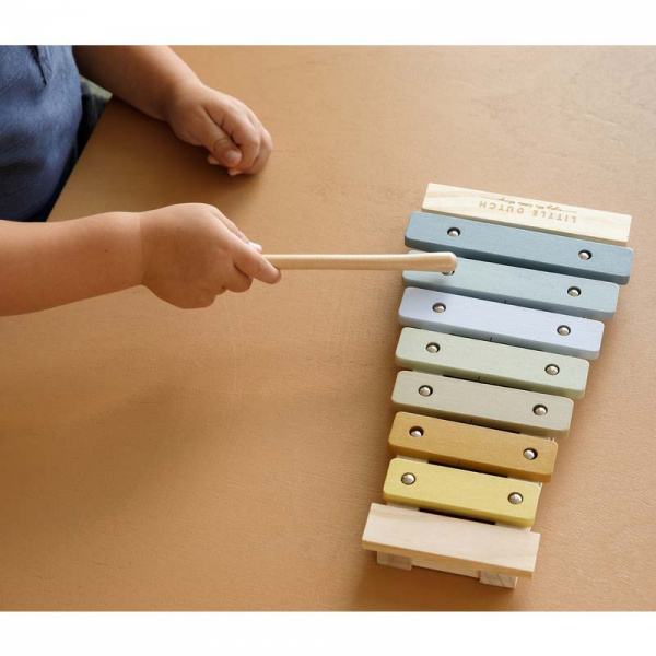 Xylophone en bois blue Little dutch