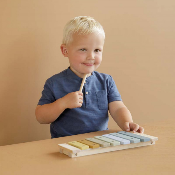 Xylophone en bois blue Little dutch