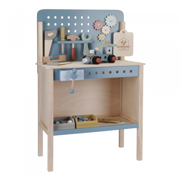 Etabli de bricolage en bois Little dutch