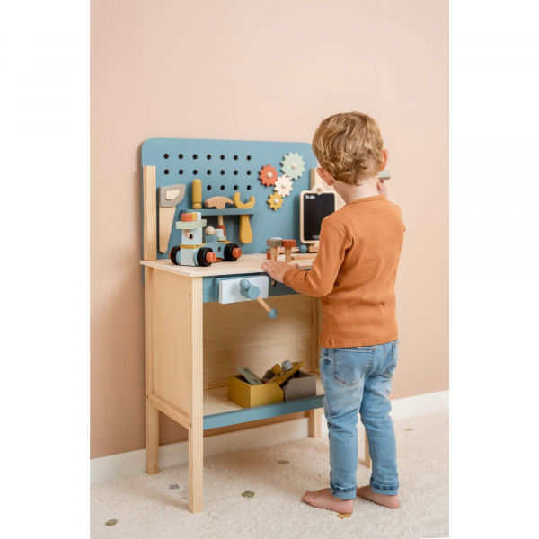 Etabli de bricolage en bois Little dutch