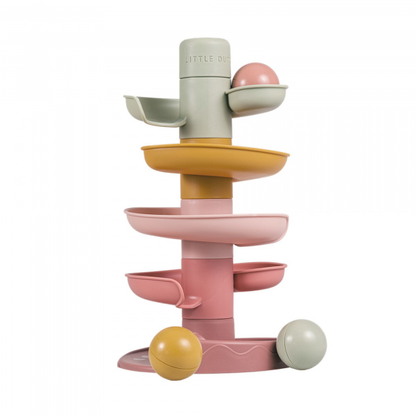 Tour en spirale rose Little dutch