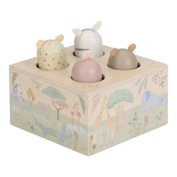 Jouet pop-up - safari friends Little dutch