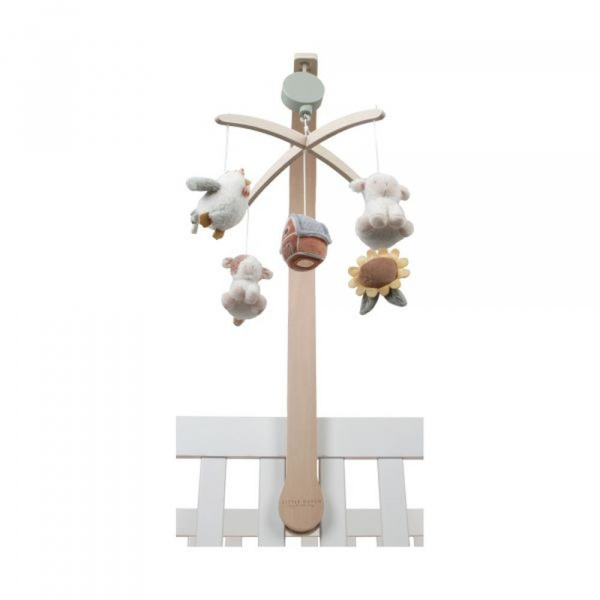 Mobile musical en bois fsc - little farm Little dutch
