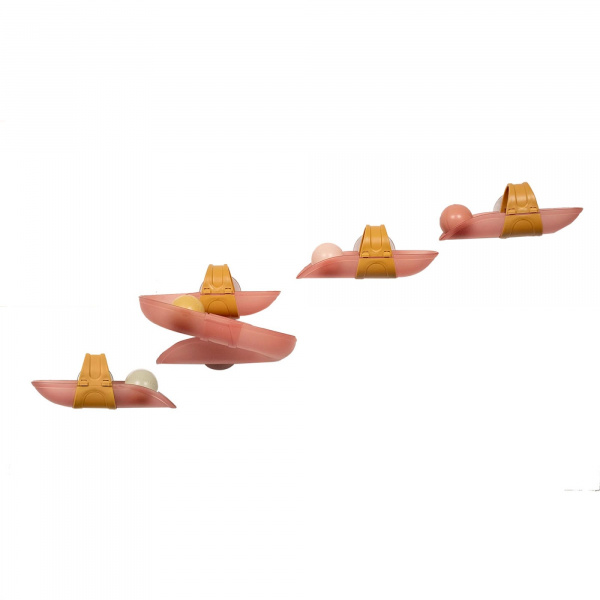 Circuit de bain avec balles - rose Little dutch