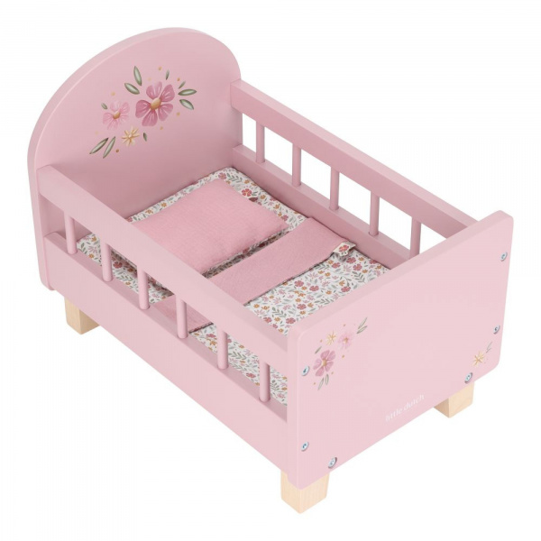 Lit en bois pour poupée fsc Little dutch