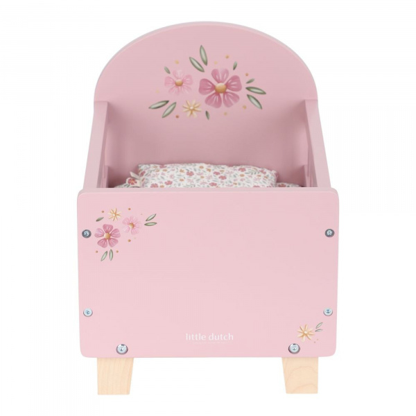 Lit en bois pour poupée fsc Little dutch