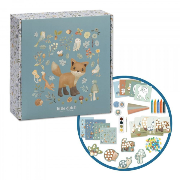Boîte d'activités créatives xl - forest friends Little dutch