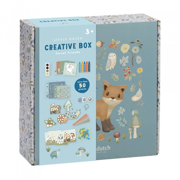 Boîte d'activités créatives xl - forest friends Little dutch