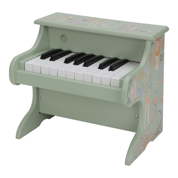 Piano en bois vert - safari friends Little dutch