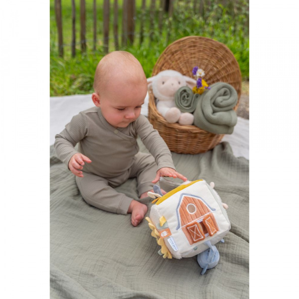 Cube d'activités soft - little farm Little dutch