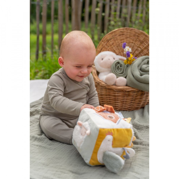 Cube d'activités soft - little farm Little dutch