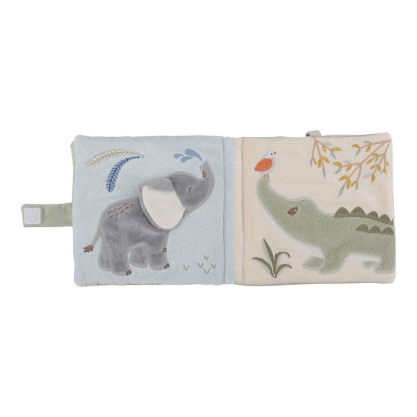 Livre tissu d'activités - safari friends Little dutch