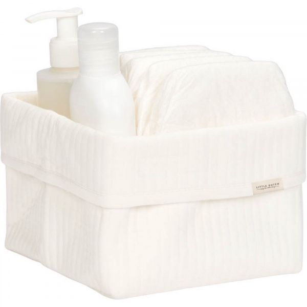 Panier de commode petit - pure soft white Little dutch
