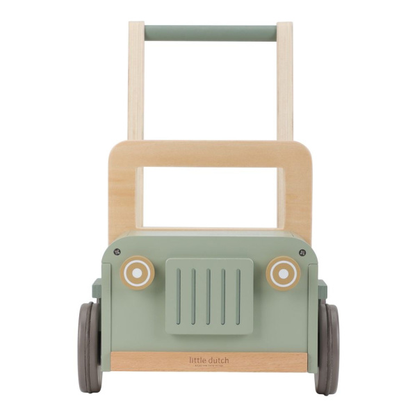 Chariot voiture de safari en bois - vert Little dutch