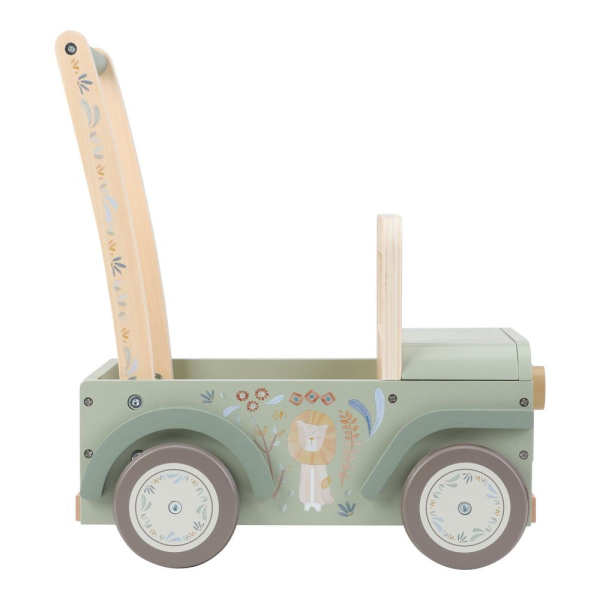 Chariot voiture de safari en bois - vert Little dutch