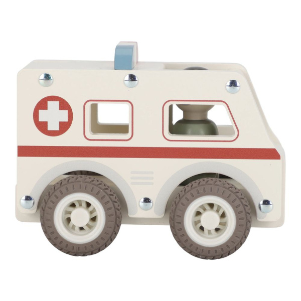 Ambulance en bois fsc Little dutch