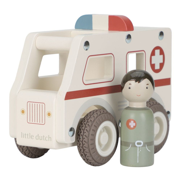 Ambulance en bois fsc Little dutch