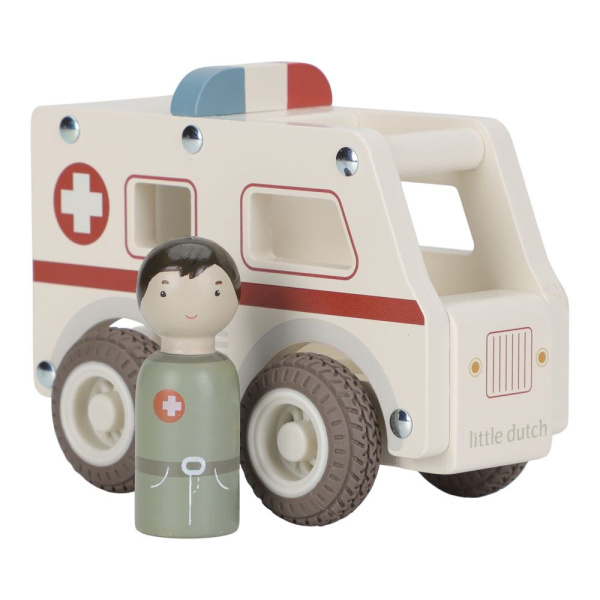 Ambulance en bois fsc Little dutch