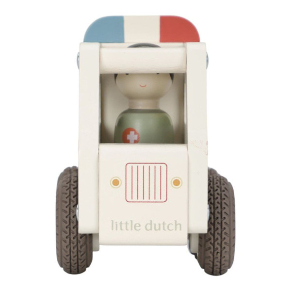 Ambulance en bois fsc Little dutch