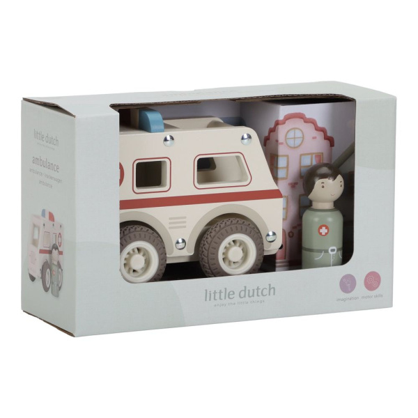 Ambulance en bois fsc Little dutch