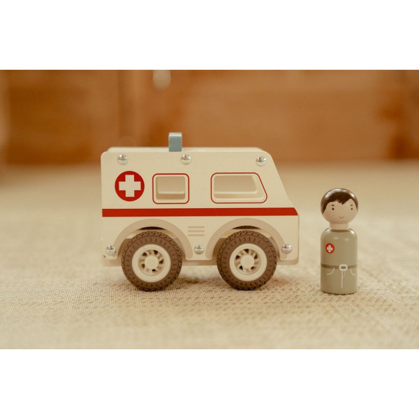 Ambulance en bois fsc Little dutch