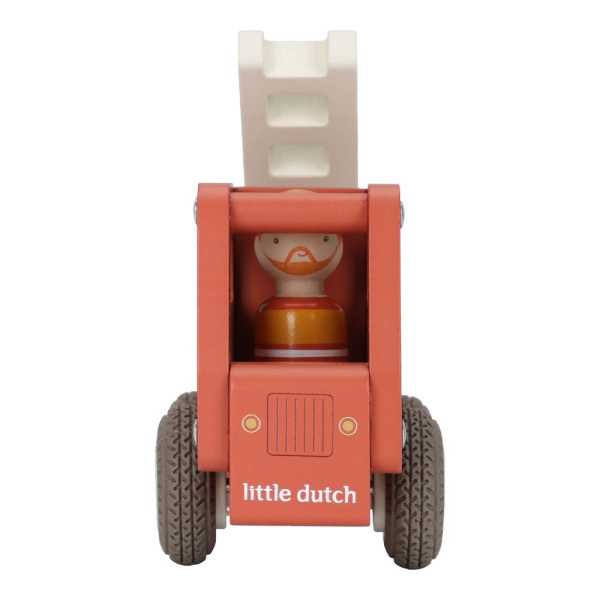 Camion de pompiers 1er âge en bois fsc Little dutch