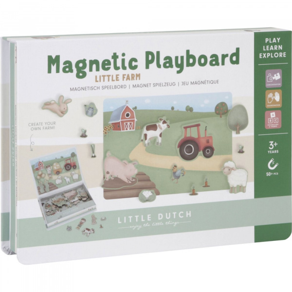 Puzzle magnétique fsc - little farm Little dutch
