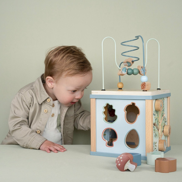 Cube d'activités en bois fsc little farm Little dutch