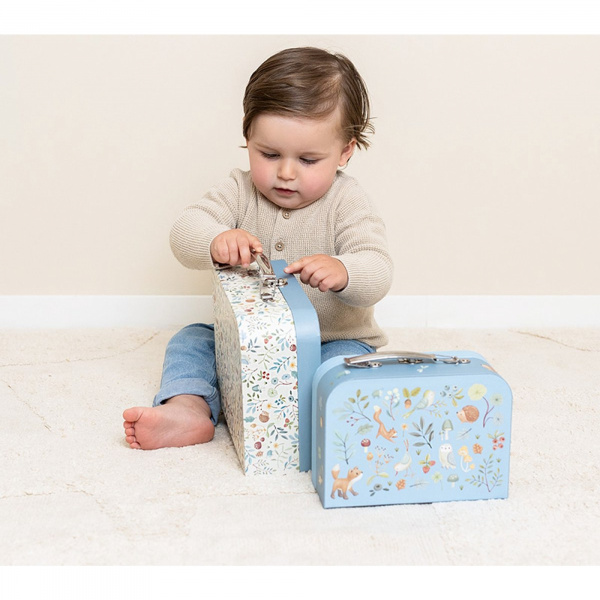 Lot de 2 valisettes fsc - forest friends Little dutch