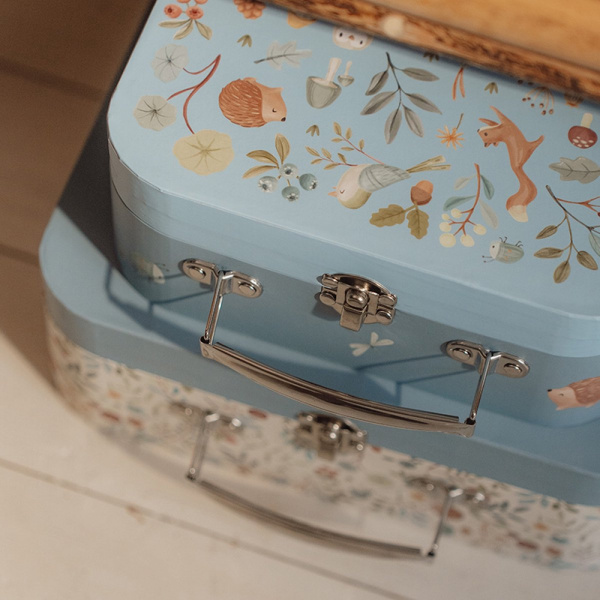 Lot de 2 valisettes fsc - forest friends Little dutch