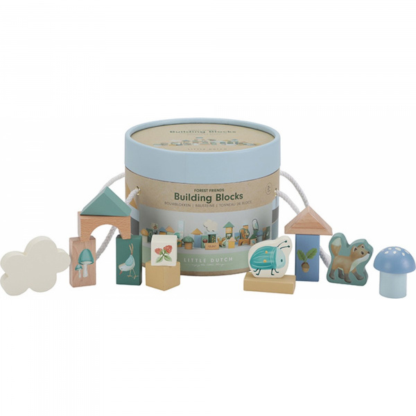 Blocs de construction en bois fsc - forest friends Little dutch