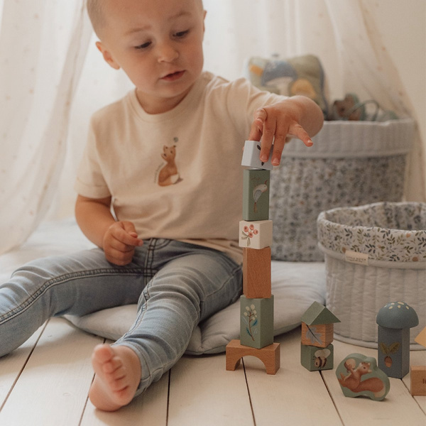 Blocs de construction en bois fsc - forest friends Little dutch