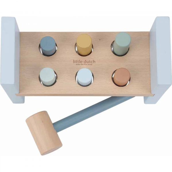 Banc à marteler en bois fsc - forest friends Little dutch