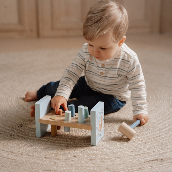 Banc à marteler en bois fsc - forest friends Little dutch