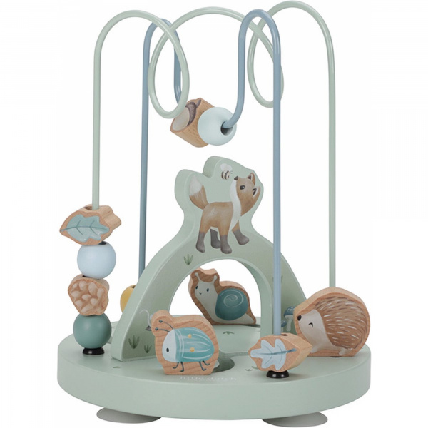Boulier spirale renard en bois fsc - forest friends Little dutch